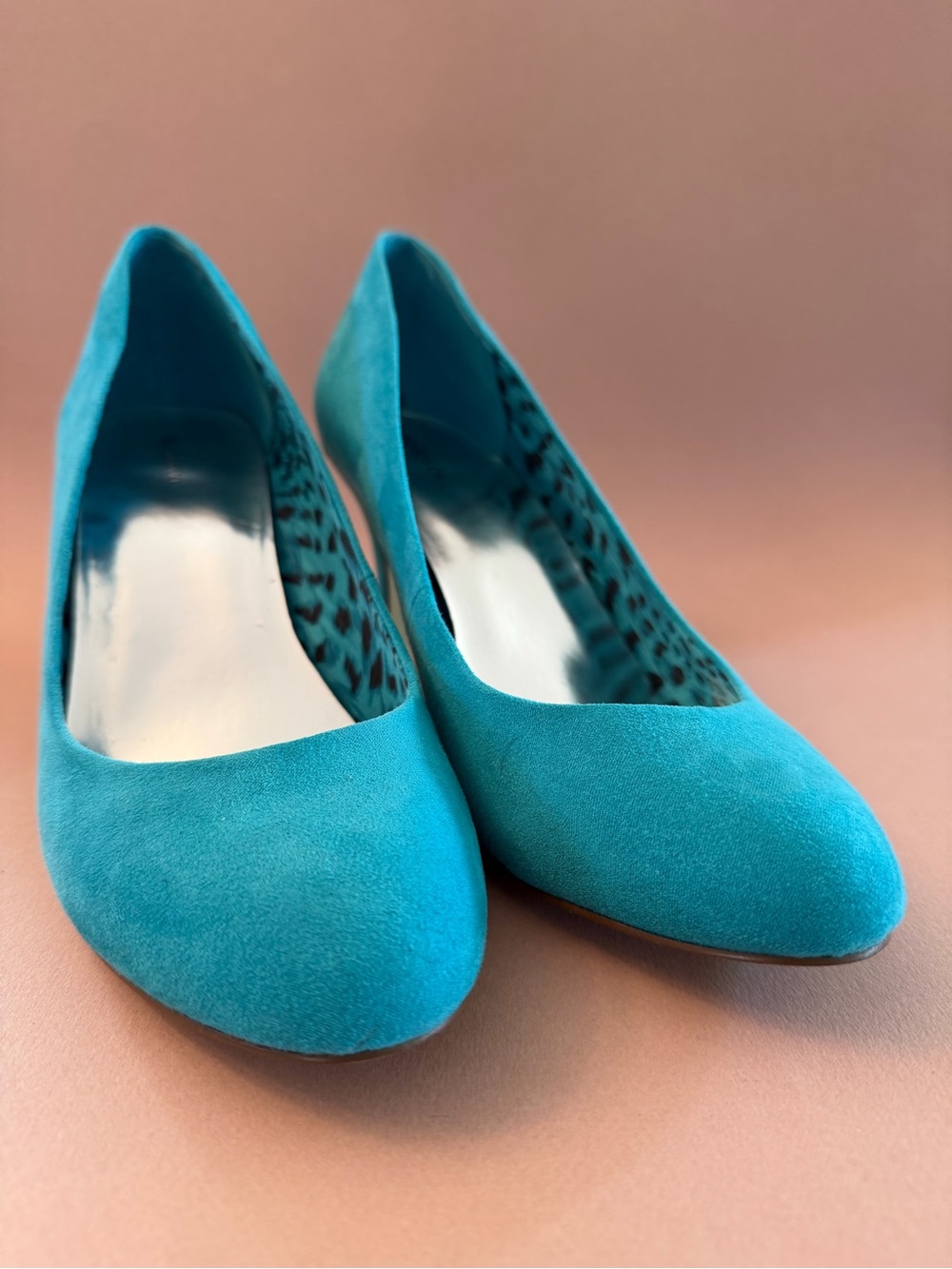 Style & Co. Teal Suede Pumps